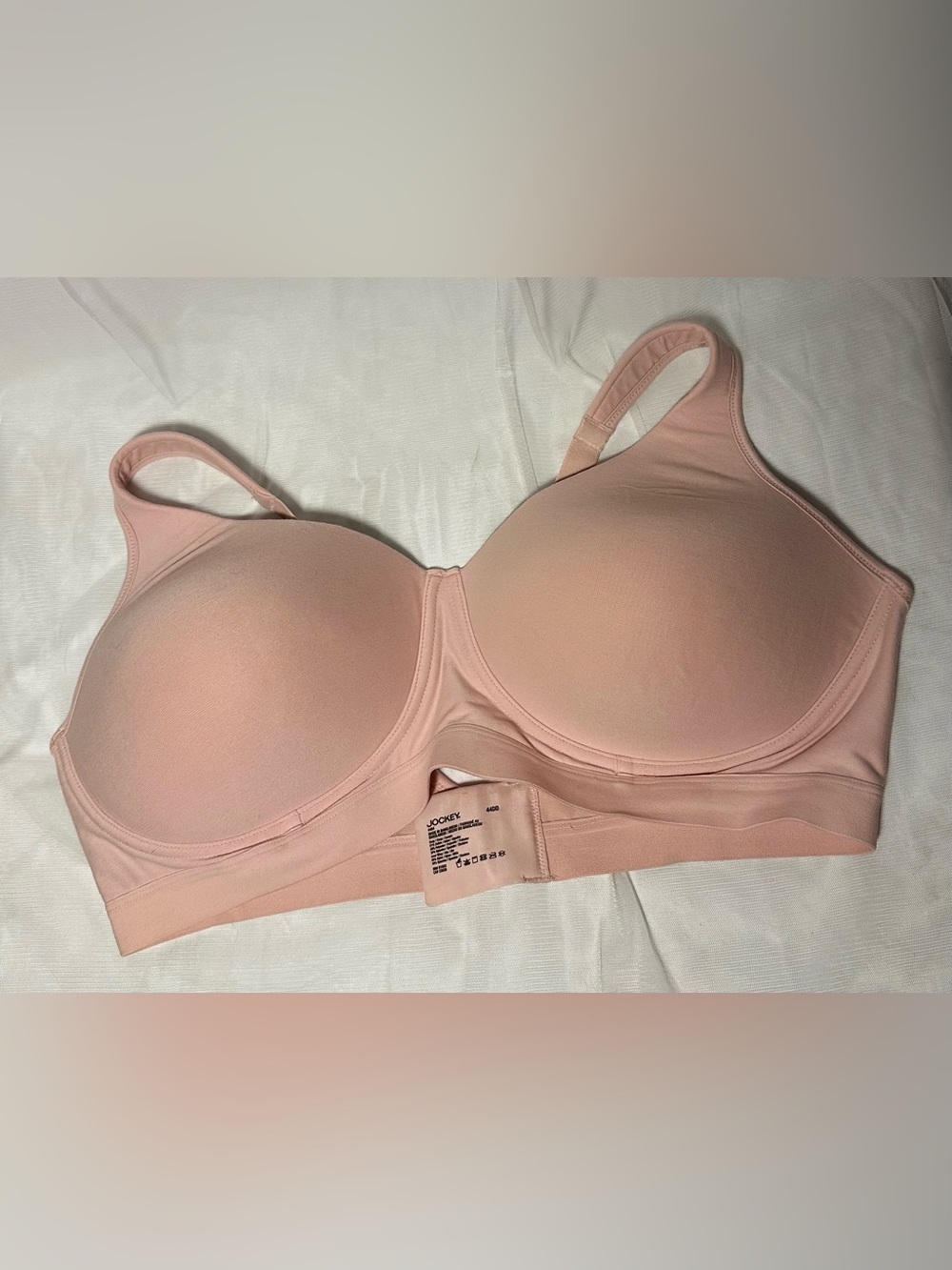 44DD Jockey Wirefree Full Coverage Molded Cup Bra – Light Pink